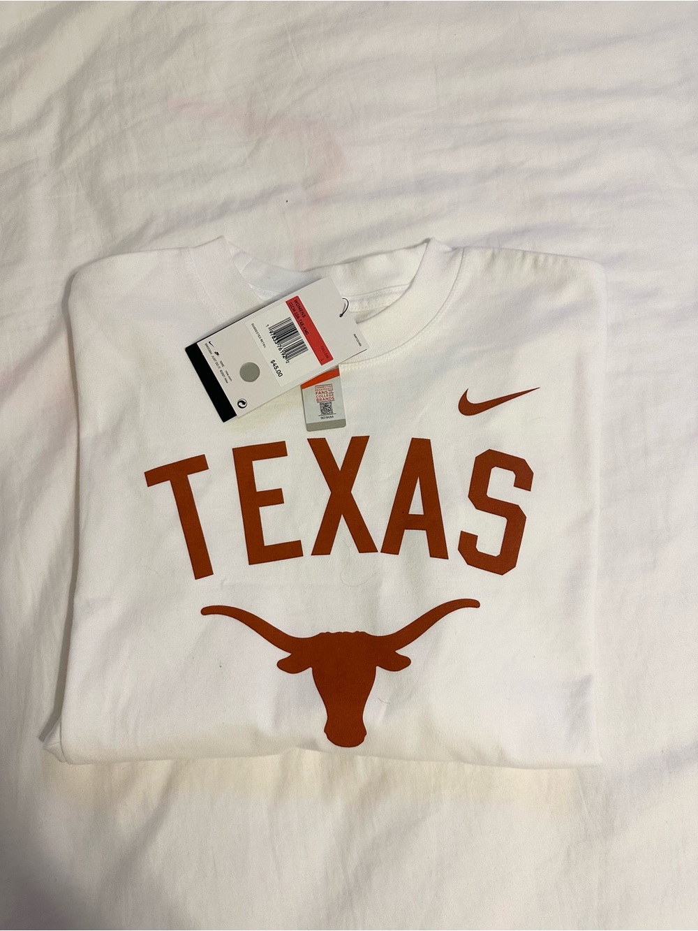 NWT Nike Texas Longhorn‎ Tee with  Orange Logo College Football Women’s Size L